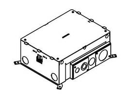 LEGRAND-WIREMOLD 10-GANG FLOOR BOX STEEL