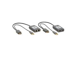 TRIPPLITE DISPLAYPORT OVER CAT6 EXTENDER KIT PIGTAIL TRANSMITTER/RECEIVER 1-PORT 4K60HZ
