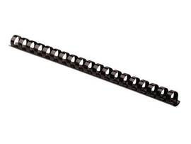 FELLOWES 3/8 BLACK PLASTIC COMBS-25 PACK - CASE PACK OF 20