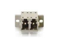 LEGRAND-ORTRONICS LC-LC DUPLEX FIBER MM COUPLER - PLASTIC