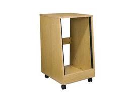 MIDDLE ATLANTIC RCKS 16SP SLOPED OAK RCK W/WH