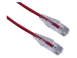 AXIOM 90FT CAT6 BENDNFLEX ULTRA-THIN SNAGLESS PATCH CABLE 550MHZ (RED)
