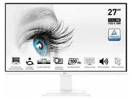 MSI 27 IPS, 100HZ, FHD, TILT STAND, WHITE