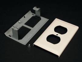 LEGRAND-WIREMOLD STL DUPLEX RECEPT PLATE 3