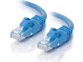 C2G 1FT CAT6 SNAGLESS PATCH CBL BLUE TAA