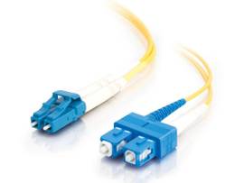 LEGRAND-ORTRONICS 2M LC-SC 9/125 OS1/2 DPX SM TAA FBR-Yellow