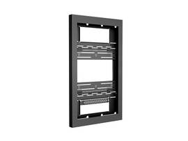 LEGRAND-CHIEF 48IN PORTRAIT ON-WALL KIOSK W/GLASS BLK