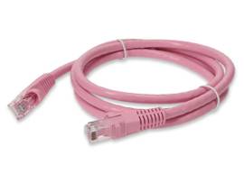 ADD-ON 6FT RJ-45 M/M CAT6 PINK CU PVC PATCH CBL