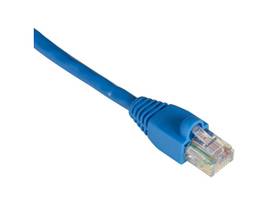 GigaBase 350 CAT5e Patch Cable UTP with Snagless Boots Crossover Blue 7-ft. 2.1-