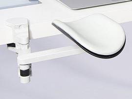 ERGOREST FOREARM SUPPORT - LONG WHITE ARM / LONG GREY PAD