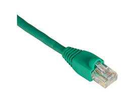 GigaBase 350 CAT5e Patch Cable UTP Snagless Boots Crossover 7-ft. 2.1-m Green