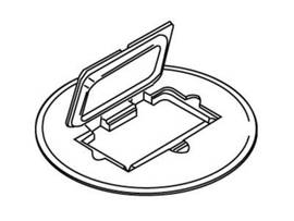 LEGRAND-WIREMOLD ALUM CPT GFI RECPT PLATE