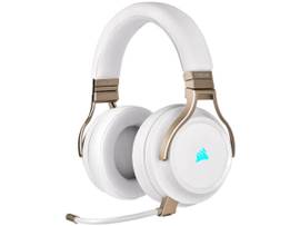 CORSAIR VIRTUOSO WIRELESS GAMING HEADSET, PEARL-NA