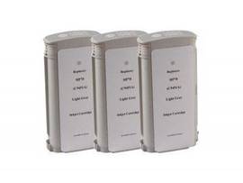 WF, HP 70 INK LT GRAY HY 3PK