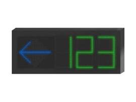 HIKVISION INDOOR,SERVEN-COLOR,SINGLE ROW,LED SCREEN
