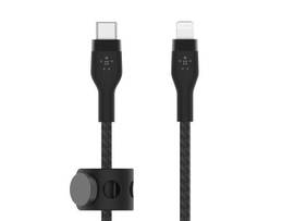 BELKIN,USB-C TO LTG, BRAID SIL, 2M, BLK