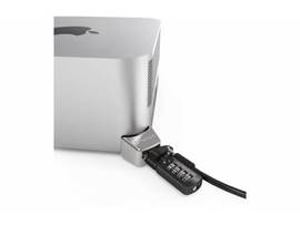 COMPULOCKS MAC STUDIO LEDGE LOCK ADAPTER WITH COMBINATION CABLE LOCK SILVER