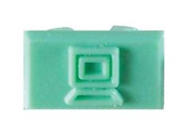 LEGRAND-ORTRONICS JACK MKR,DATA,LT GRN,100PK