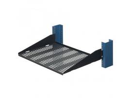 RACK SOLUTIONS 2POST FIXED SHELF 13IN VENTED, FLANGE UP