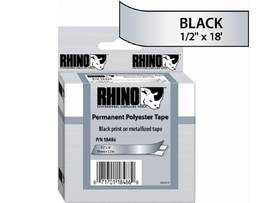NEWELL-DYMO RHINO PERM POLY TAPE 9MM 3/8 METAL