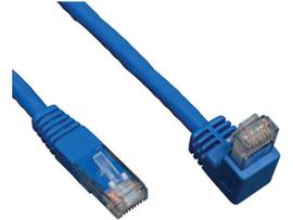 TRIPP LITE 3FT CAT6 RIGHT ANGLE DWN CBL BLUE 3