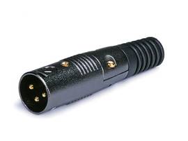 MONOPRICE 3-PIN XLR MALE MIC CONNECTOR_GOLD PLATED