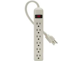 6OUT;3 CORD;PLATIC  PWR STRIP;DISPLAY PCK