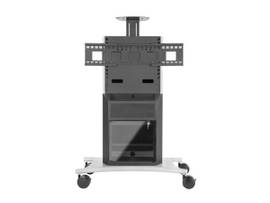 AVTEQ SINGLE DISPLAY AV CART WITH 12 D RACK. S