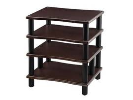 MONOPRICE MONOLITH BY MONOPRICE 4 TIER AUDIO STAND XL_ ESPRESSO