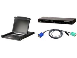 8-PORT USB KVM BDL W/17IN LCD CONSL