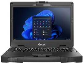 GETAC S410G4 - I5-1135G7, HELLO CAM+LF/HF RFID, WIN11+16GB, 256GB PCIE SSD, SR, CF KBD+US POWER CORD, BACKLIT KBD, WIFI+BT+4G GPS+PT, TB4