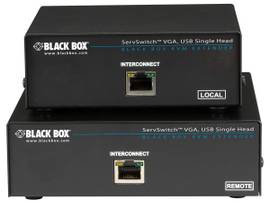 BLACK BOX CORP SERVSWITCH KVM EXTENDER SERIAL AND AUDIO
