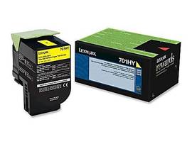 LEXMARK TONER RETURN PROG 701HY YEL