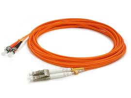 AddOn 100m LC (Male) to ST (Male) Orange OM1 Duplex Riser Fiber Patch Cable