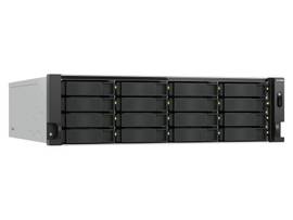 QNAP 3U 16-BAY QTS HERO NAS, AMD RYZEN 7 7000 SERIES 8C16T (BOOST UP TO 5.3 GHZ) PROCESSOR,32GB DDR5 NON-ECC RAM (MAX. 128GB TOTAL), M.2 2280 PCIE