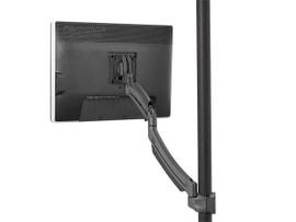 LEGRAND-CHIEF K1 POLE MNT SINGLE DISPLAY 2L ARM BLK