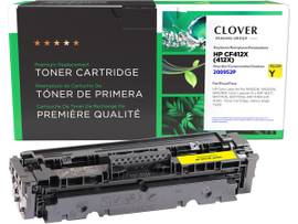 CLOVER IMAGING REMANUFACTURED HIGH YIELD YELLOW TONER CARTRIDGE ALTERNATIVE FOR HP CF412X (HP 410X)