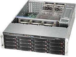 SUPERMICRO BLACK 3U SC836 CHASSIS W/ 2 EXPANDER