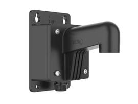 BRACKET WALL MONT SHORT JUNCTION BOX BLK