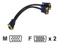 C2G RTLULTIMA SVGA HD15M HD15F MNTR Y-CBL