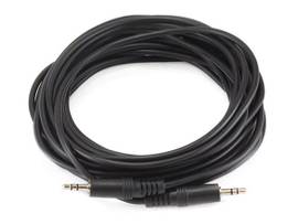 MONOPRICE 25FT 3.5MM STEREO PLUG/PLUG M/M CABLE-BL