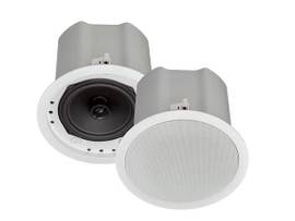 CRESTRON SAROS INTEGRATOR 6.5 2-WAY IN-CEILING SPEAKER, WHITE TEXTURED, SINGLE (MUST BE ORDERED IN MULTIPLES OF 2)