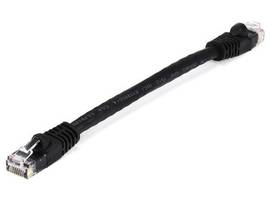 MONOPRICE CAT5E PATCH CABLE_ 6-INCH BLACK
