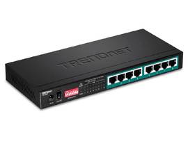 TRENDNET 8-PORT GIGABIT LONG RANGE POE+ SWITCH