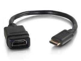 C2G MINI HDMI M TO HDMI F DONGLE