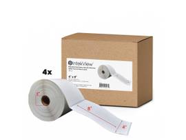 NU-TONE 4X8INCH DIRECT THERMAL LABELS