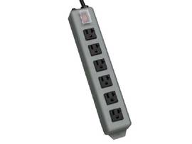 TRIPP LITE 6 OUTLETS 15 CORD 20 AMP BLUE/GRAY
