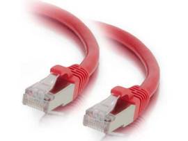 C2G 25FT CAT6 SNAGLESS STP CABLE-RED