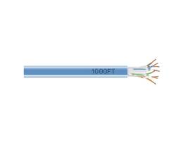 CAT6 550-MHz Solid Ethernet Bulk Cable - Unshielded (UTP), CMR PVC, Blue, 1000-f