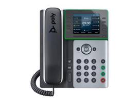 HP POLY EDGE E300 IP PHONE AND POE-ENABLED